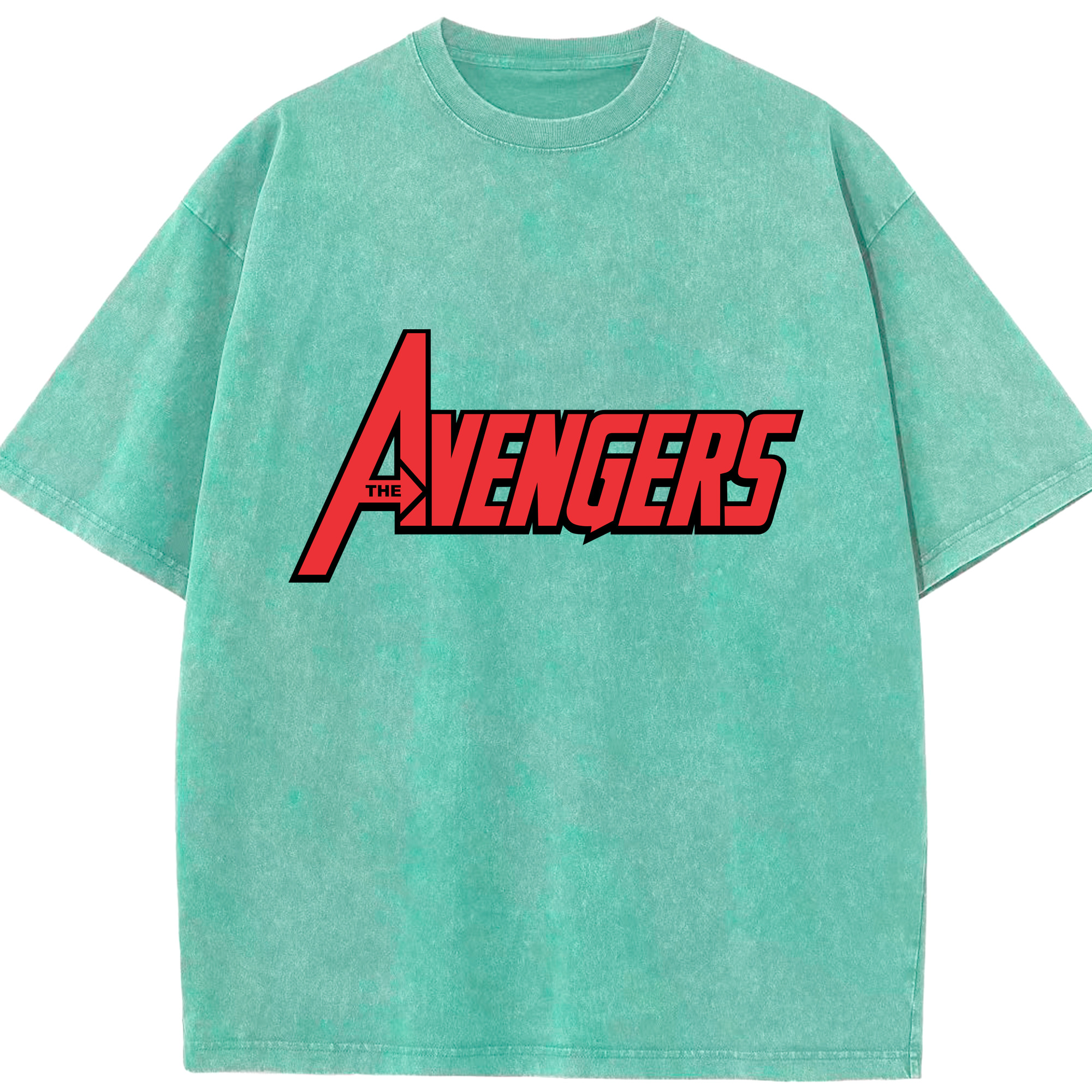 （画像用） アベンジャーズ The Avengers 綿100% ヴィンテージ風 半袖Tシャツ（フロントプリント）